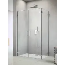 Radaway Arta DWD+S szögletes zuhanykabin 100x90 átlátszó kád, zuhanykabin