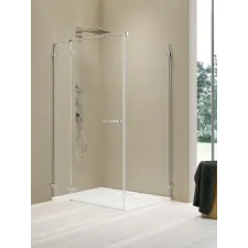 Radaway Arta KDJ II szögletes zuhanykabin 100x110 átlátszó jobbos kád, zuhanykabin