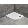Radaway Delos E 90x80 íves aszimmetrikus zuhanytálca ST 90 zuhanyszifonnal balos SDE9080-01L