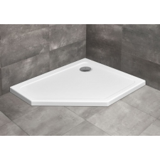 Radaway Doros PT E 100x80 B előlapos +szifon kád, zuhanykabin