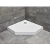 Radaway Doros PT szögletes zuhanytálca előlappal 100x100 fehér, ajándék szifonnal