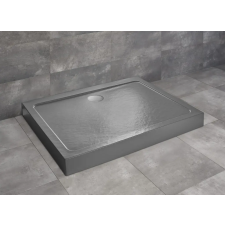 Radaway Doros Stone D 100x80 zuhanytálca előlappal antracit SDRD1080-05-64S kád, zuhanykabin