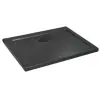 Radaway Doros Stone D szögletes lapos zuhanytálca fekete 120x80 cm (SDRD1280-01-54S)