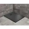 Radaway Doros Stone F szögletes lapos fekete zuhanytálca 120x80 fekete, ajándék szifonnal