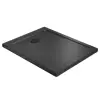 Radaway Doros Stone F szögletes lapos zuhanytálca fekete 140x80 cm (SDRF1480-01-54S)