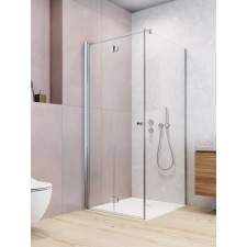 Radaway Eos KDJ-B szögletes zuhanykabin 90x90 átlátszó jobbos kád, zuhanykabin