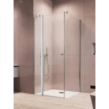 Radaway Eos KDJ II szögletes zuhanykabin 80x90 átlátszó balos kád, zuhanykabin