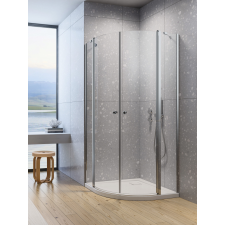 Radaway Eos PDD II íves zuhanykabin 100x80 átlátszó kád, zuhanykabin