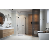 Radaway Essenza Black PDD íves fekete zuhanykabin 100x90 átlátszó