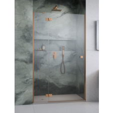 Radaway Essenza Brushed Copper DWJ szálcsiszolt réz zuhanyajtó 120B kád, zuhanykabin