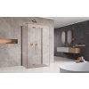 Radaway ?Essenza Brushed Copper ?KDJ+S ?szögletes ?szálcsiszolt réz zuhanykabin 110x90 átlátszó jobbos