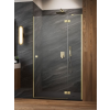 Radaway Essenza Brushed Gold DWJ szálcsiszolt arany zuhanyajtó 130B