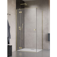 Radaway Essenza Brushed Gold KDJ szögletes szálcsiszolt arany zuhanykabin 80B+100 kád, zuhanykabin