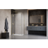 Radaway Essenza Brushed Gold ?KDJ szögletes ?szálcsiszolt arany zuhanykabin 90x90 átlátszó balos
