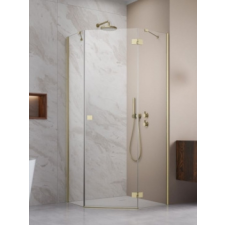 Radaway Essenza Brushed Gold PTJ szögletes szálcsiszolt arany zuhanykabin 80x90J kád, zuhanykabin