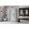 Radaway ?Essenza Brushed GunMetal ?KDJ+S ?szögletes ?szálcsiszolt fegyvermetál zuhanykabin 110x120 átlátszó balos
