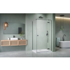 Radaway Essenza Brushed GunMetal ?KDJ szögletes ?szálcsiszolt fegyvermetál zuhanykabin 80x90 átlátszó jobbos