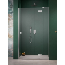 Radaway Essenza Brushed Nickel DWJ szálcsziszolt króm zuhanyajtó 100J kád, zuhanykabin