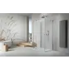 Radaway ?Essenza Brushed Nickel ?KDJ+S ?szögletes ?szálcsiszolt króm zuhanykabin 120x100 átlátszó balos