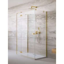 Radaway Essenza Gold KDJ+S szögletes arany zuhanykabin 110B+100+70 kád, zuhanykabin