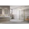 Radaway Essenza Gold KDJ+S szögletes arany zuhanykabin 120x70 átlátszó balos