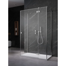 Radaway Essenza KDJ+S szögletes zuhanykabin 120x110 átlátszó jobbos kád, zuhanykabin