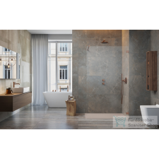Radaway Essenza Pro 105 walk-in zuhanyfal, szálcsiszolt réz (10103105-93-01) kád, zuhanykabin