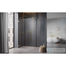 Radaway Essenza Pro 160 walk-in zuhanyfal, szálcsiszolt arany (10103160-99-01) kád, zuhanykabin