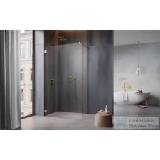 Radaway Essenza Pro 65 walk-in zuhanyfal, szálcsiszolt arany (10103065-99-01) kád, zuhanykabin