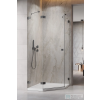 Radaway Essenza Pro 8 PTJ 100x100B szögletes zuhanykabin, balos, szálcsiszolt fegyvermetál 10530000-92-01L+10530300-01-01