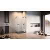 Radaway Essenza Pro Black KDD szögletes fekete zuhanykabin 100x80 átlátszó