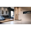 Radaway Essenza Pro Black PDD íves fekete zuhanykabin 90x100 átlátszó