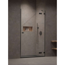 Radaway Essenza Pro Brushed GunMetal DWJ szálcsiszolt fegyvermetál zuhanyajtó 120J kád, zuhanykabin