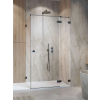 Radaway Essenza Pro Brushed GunMetal KDJ szögletes szálcsiszolt fegyvermetál zuhanykabin 90x70 átlátszó jobbos