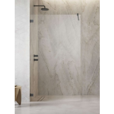 Radaway Essenza Pro Brushed GunMetal Walk-in szálcsiszolt fegyvermetál zuhanyfal 105 kád, zuhanykabin