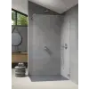 Radaway Essenza Pro Brushed Nickel Walk-in szálcsiszolt króm zuhanyfal 75