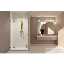 Radaway Essenza Pro DWJ 110 zuhanyajtó, szálcsiszolt arany, balos 10099110-99-01L kád, zuhanykabin