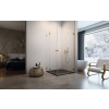 Radaway Essenza Pro Gold KDD szögletes arany zuhanykabin 90x100 átlátszó