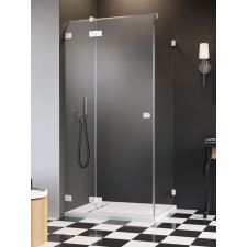 Radaway Essenza Pro White KDJ szögletes fehér zuhanykabin 120x80 átlátszó balos kád, zuhanykabin