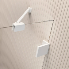 Radaway Essenza Pro White PNJ II fehér kádparaván 60 átlátszó kád, zuhanykabin