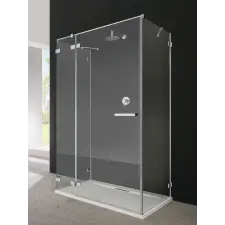 Radaway Euphoria KDJ+S szögletes zuhanykabin 110x100 átlátszó jobbos kád, zuhanykabin