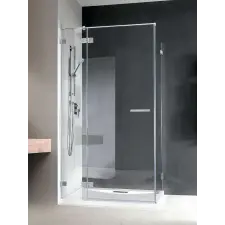 Radaway Euphoria KDJ szögletes zuhanykabin 90x120 átlátszó jobbos kád, zuhanykabin
