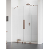 Radaway Furo Brushed Copper DWD szálcsiszolt réz zuhanyajtó 200 átlátszó