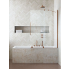 Radaway Furo Brushed Copper PND II szálcsiszolt réz kádparaván 160 átlátszó jobbos