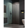 Radaway Furo Brushed GunMetal DWJ szálcsiszolt fegyvermetál zuhanyajtó 100 átlátszó balos