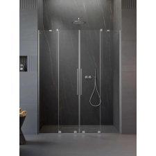 Radaway Furo Brushed Nickel DWD szálcsiszolt króm zuhanyajtó 150 átlátszó kád, zuhanykabin