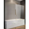 Radaway Furo Gold PND II arany kádparaván 130 átlátszó balos