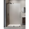 Radaway Furo SL Black Walk-in fekete zuhanyfal 90 átlátszó balos