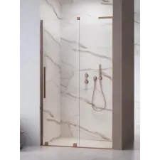 Radaway Furo SL Brushed Copper DWJ szálcsiszolt réz zuhanyajtó 110 átlátszó jobbos kád, zuhanykabin