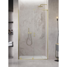Radaway Furo SL Brushed Gold DWJ szálcsiszolt arany zuhanyajtó 100 átlátszó jobbos kád, zuhanykabin